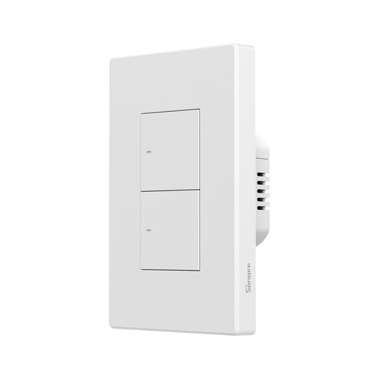 SONOFF Matter Smart Light Switch, 2.4GHz WiFi Light Switch, Neutral Wire Required Smart Switches for Lights, Interruptor Inteligente Compatible with Alexa and Google Home, 2 Gang M5-2C-120W
