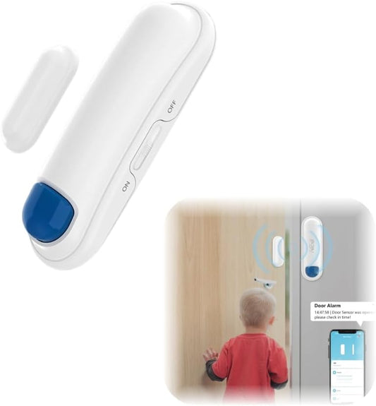 Zigbee Door Window Contact Sensor, 24h Monitor, SmartThings, Home Assistant | 24-hour monitoring for doors & windows; requires a Zigbee hub (not included); works with SmartThings, Home Assistant