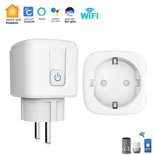 Homekit Smart Plug Outlet Works with Homekit,Siri Voice Control,Timer Function,EU,16A