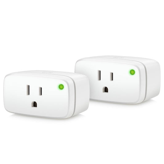 Eve Energy (Matter) 2-Pack - Smart Plug & Power Meter | app/voice control, automate lights/appliances, for Alexa/Apple/Google/SmartThings/Home Assistant, Thread Border Router requ.