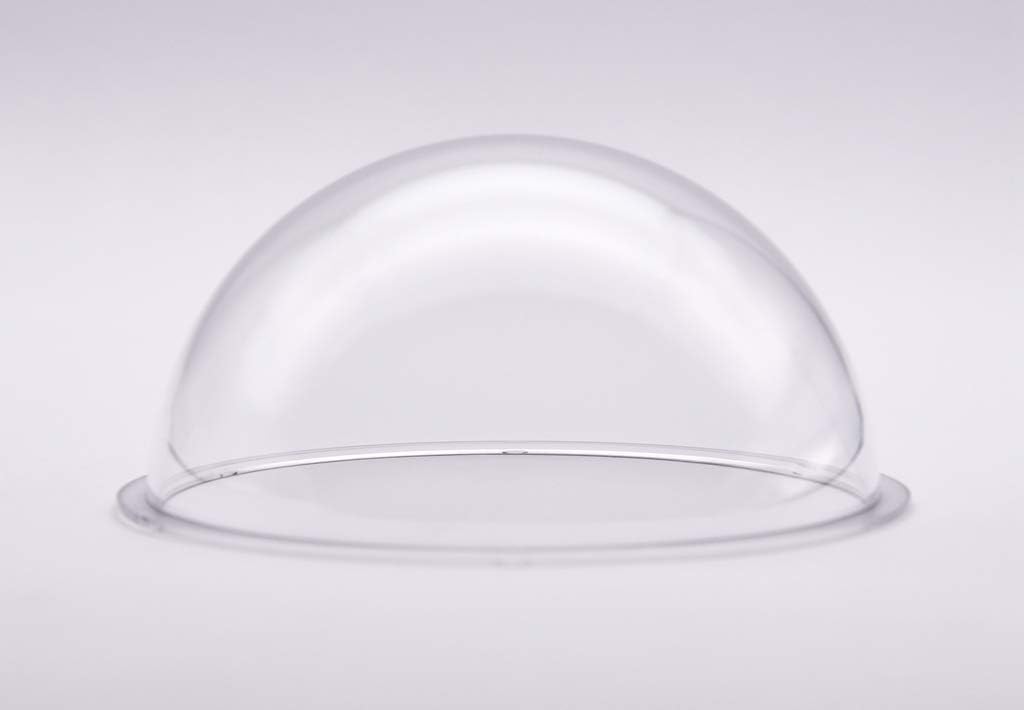 JMX Acrylic/PC CCTV Replacement Clear Camera Dome Cover Security Camera Housing Pet Dog Fence Window Skylight Window (4.4 Inches, Transparent)