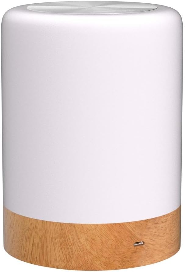 UNIFUN Bedside Touch Lamp Rechargeable Dimmable RGB LED Table Night Light | Easy Touch Control Design , Rechargeable Battery With Portable Cordless, RGB Color Change,Multiple Use for Bedroom, Nursery