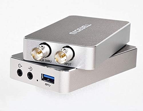 Magewell USB Capture SDI Plus– 1-Channel SDI to USB 3.1 Audio/Video Capture with Loop-Through, Analog Line I/O, Up to 2K / 120fps (32050)