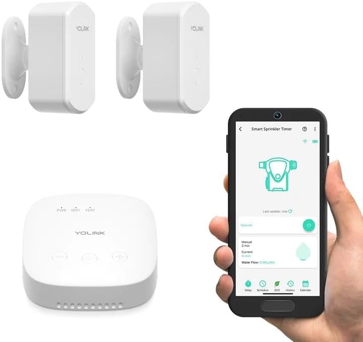 YoLink Indoor Motion Sensor RT, 2-Pack, Radar Tech, Long Range, 2-Year Battery Life, Adjustable Sensitivity, Real-Time Alerts, Alarm Suppression, Alert Hold, No-Motion Detection, SpeakerHub Included