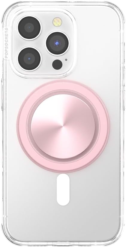 PopSockets Phone Grip for MagSafe, Magnetic Holder, Phone Stand, Light Pink - Dusty Rose