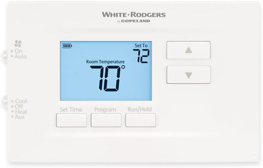 70 Series, 7 Day Programmable, Heat Pump (2H/1C) Thermostat White