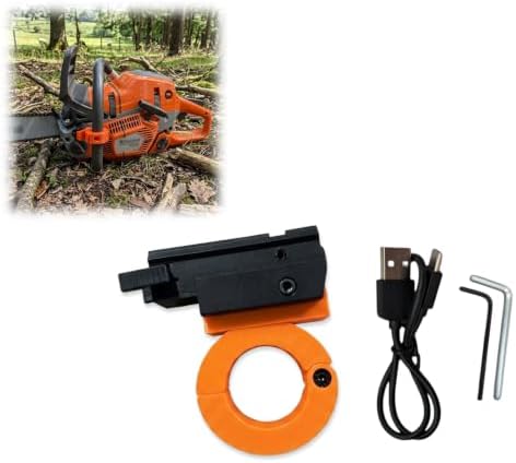 Laser Measuring Device Chainsaw Firewood Measuring Tool, Adjustable Log Length Guide for Fast Accurate Cutting, Wood Cutting Marker Accessory for Outdoor Work