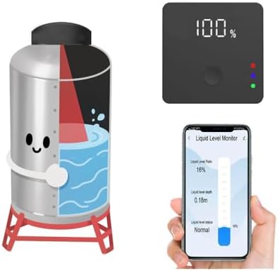 Smart WiFi Water Level Sensor (ULS-03GP) | LoRa Long Range Transmitter, IP67 Waterproof, Liquid Monitor, Auto Alarm for Smart Life App