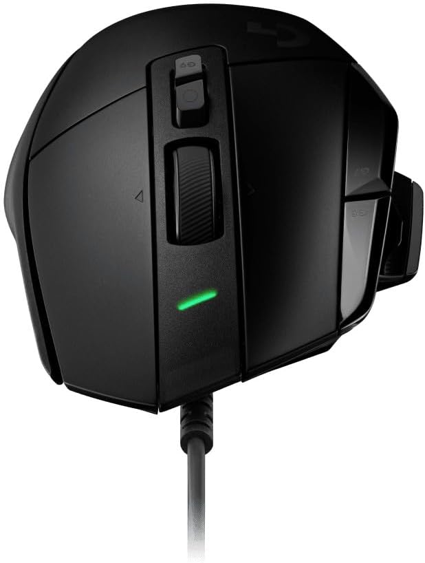 Logitech G G502 X Wired Gaming Mouse - LIGHTFORCE Hybrid Optical-Mechanical Primary switches, Hero 25K Gaming Sensor, Compatible with PC - macOS/Windows - Black
