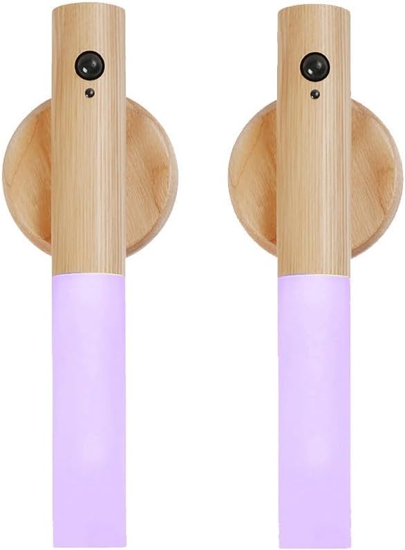 LANDGOO Wooden Motion Sensor Multicolor Night Lights,