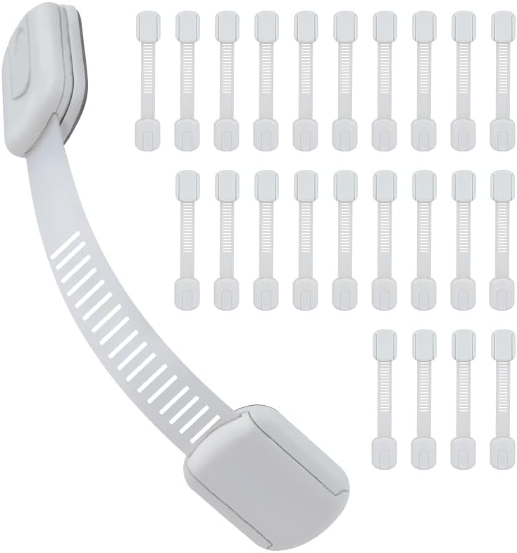 24-Pack Child Safety Cabinet Locks