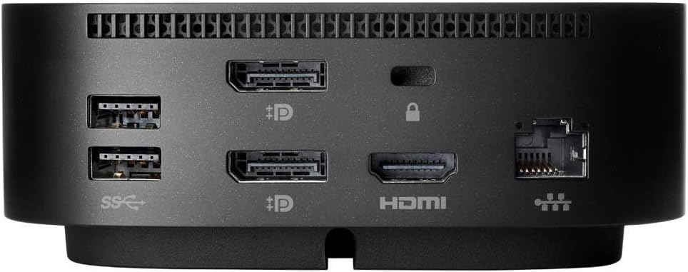 HP USB-C/A Universal Dock G2 - for Notebook - 100 W - USB Type C, Type A - 3 Displays Supported - 6 x Ports - 4 x 3.0 - -C - Network (RJ-45) - HDMI - DisplayPort - Black - Wired