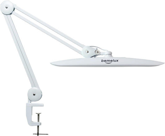 20-Inch LED Desk Lamp with Clamp, 20W 2200LM, White CCT
