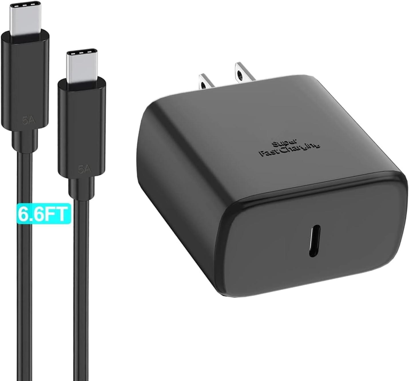 Samsung Super Fast Charger Type C 45W GaN Power USB C Charger Block | PPS/PD Charging & 6.6FT Cable for Samsung Galaxy S26 Ultra/S26/S26+/S25 Ultra/S25/S25+/S24 Ultra/S24/S24+/S23 Ultra/S23/S23+