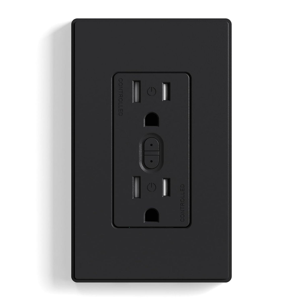 ELEGRP Smart Outlet, Smart in-Wall Outletss Works with Alexa and Google Assistant, 2.4GHz Wi-Fi Smart Receptacle, No Hub Required, UL Listed, White, 2 Pack