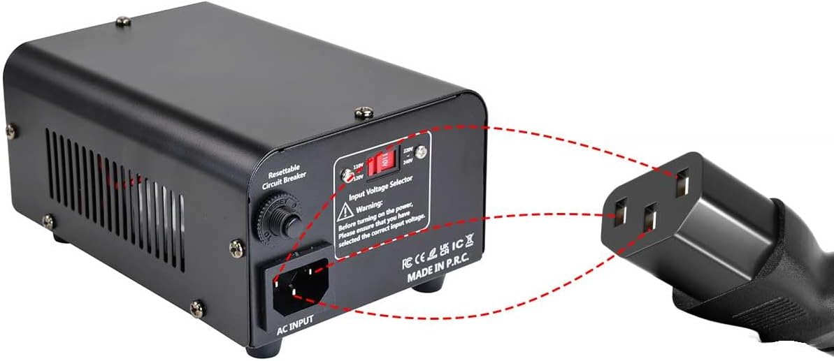 500W Voltage Transformer Power Converter 110V to 220V, 220V to 110V | Yinleader Step Up/Down Converter 110/120 Volt - 220/240 Volt w/US Power Cord [300W Continuous Power]