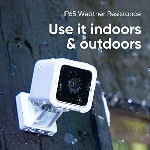 Wyze Cam v3 1080p HD Indoor/Outdoor Video Camera | Color Night Vision, 2-Way Audio, Compatible with Alexa & Google, Renewed