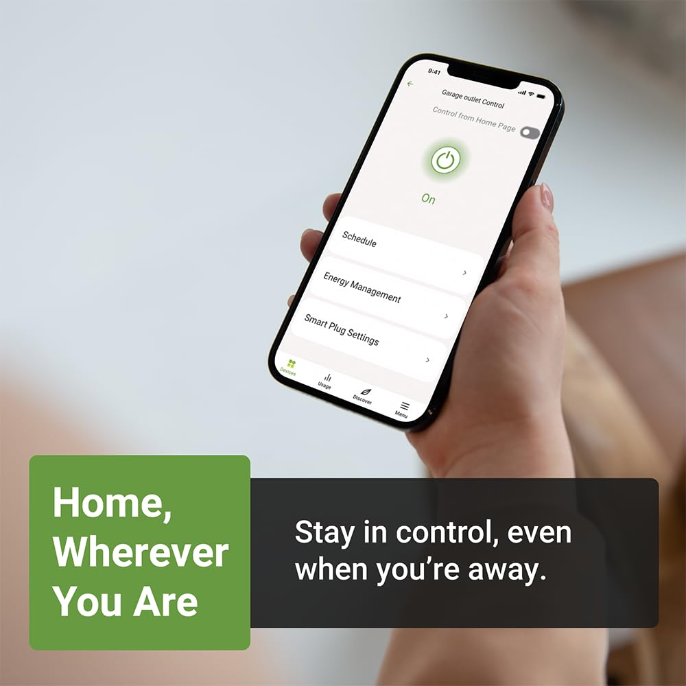 Emporia Energy Monitoring Smart Plug, WiFi Smart Outlet Plug Works with Alexa and Google Home - 15a WiFi Outlet with Timer, Mobile App, Home Energy Monitor, Scheduling - 2.4ghz WiFi Only (4 Pack)