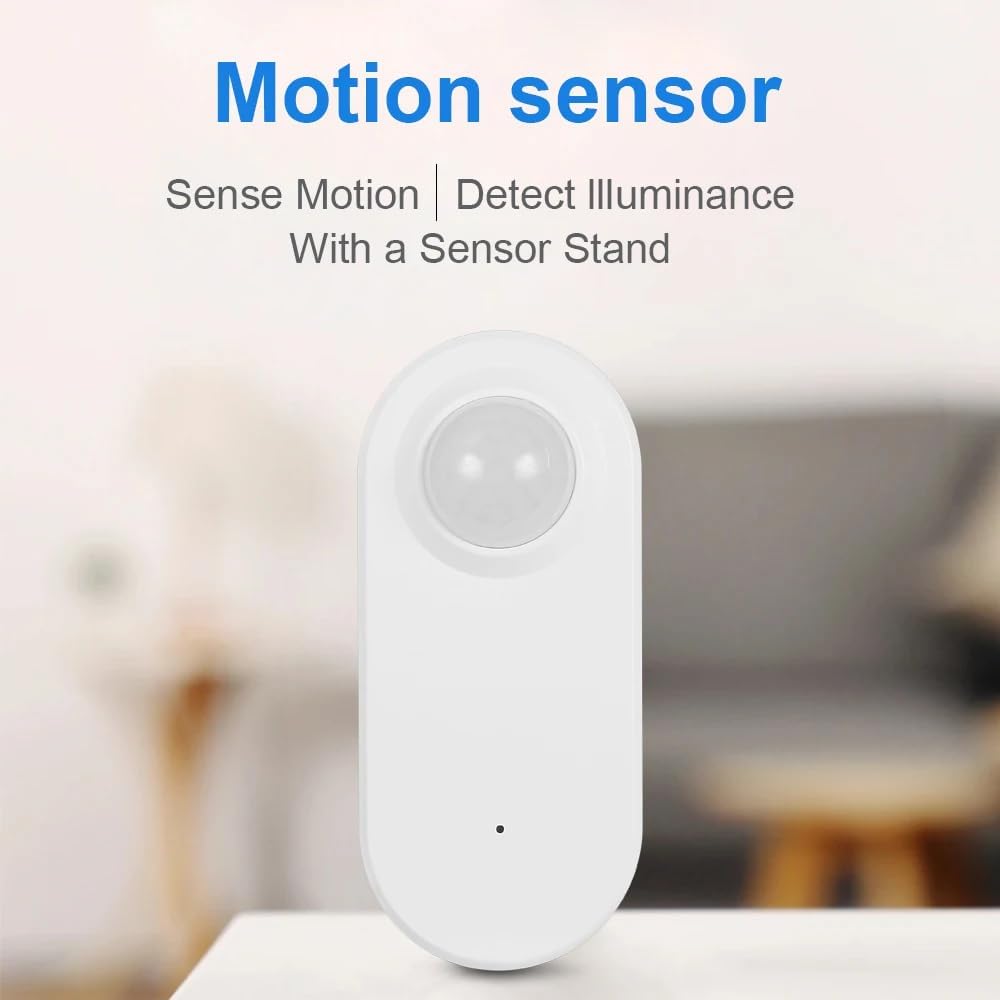 Haozee Smart Motion Sensor, Zigbee PIR Motion Sensor with Illumination