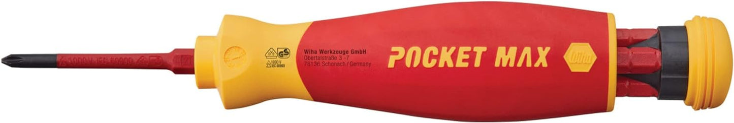 Wiha 28345 6 Piece Insulated SlimLine PocketMax Multi-Driver
