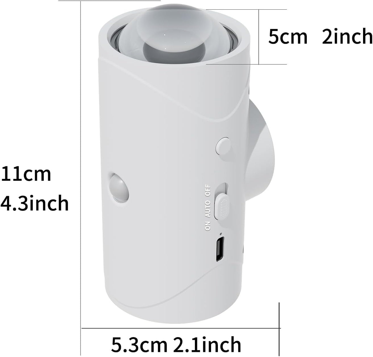 Rechargeable Motion Sensor Light, Magnetic Battery Operated Wall Sconces