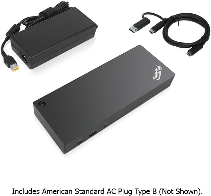 New Genuine Dock for ThinkPad Hybrid USB-C with USB-A Dock US 40AF0135US SD20Q13457