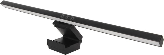 Monitor Light Bar Desk Light Bar 3 Switchable Light Modes Stepless Dimmable Touch Control Computer Screen Light Bar for Office Home White (Black)