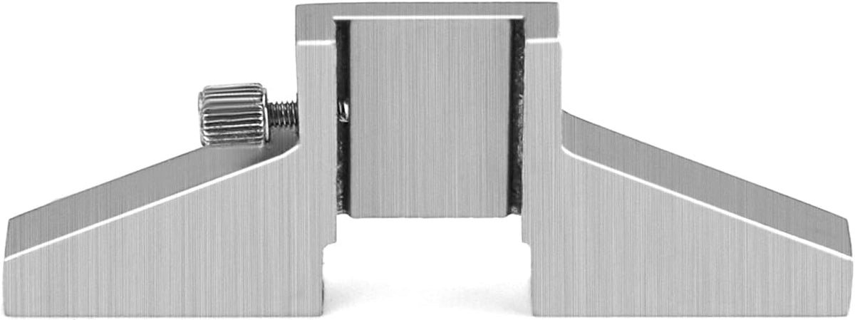QWORK Caliper Depth Base Carbon Steel T-Bar Attachment for Dial/Digital/Vernier Calipers 4", 6", 8", 12"