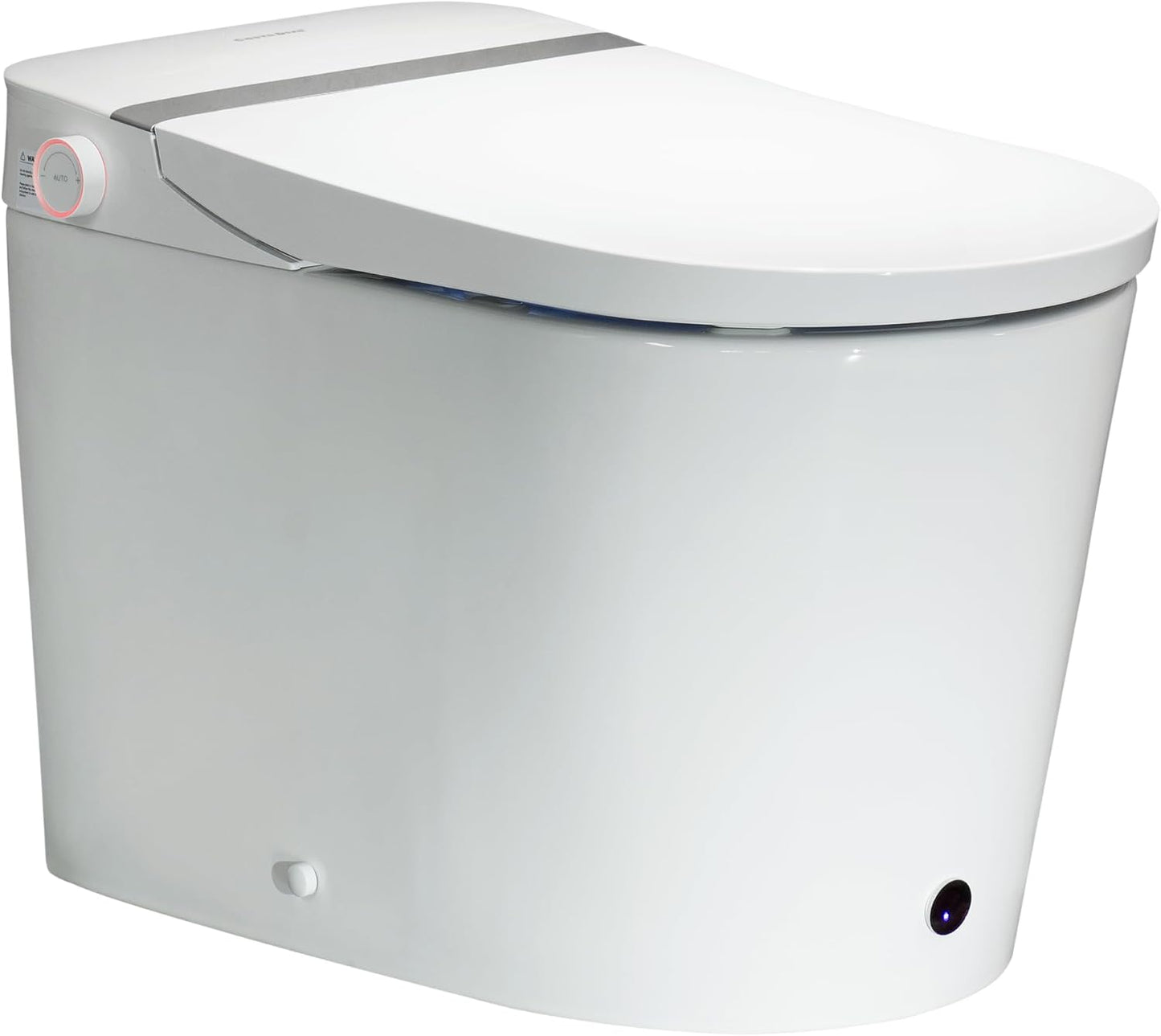 Casta Diva Smart Toilet with Bidet Built in, ADA Comfort Bidet Toilet, Foot Sensor & Soft-close Seat, 1000g MaP Auto Flush, Heated Seat & Foam Dispenser, Built in Tank, Blackout Flush(K050)
