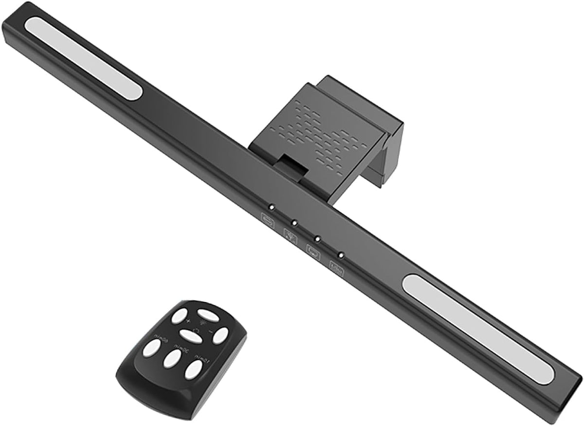 BY-J PC Screen Lamp with Remote Control, Adjustable Screen Light Automatic Dimming, LED USB Computer Lamp 15.7 in Monitor Light Bar Lighting for Office Gaming