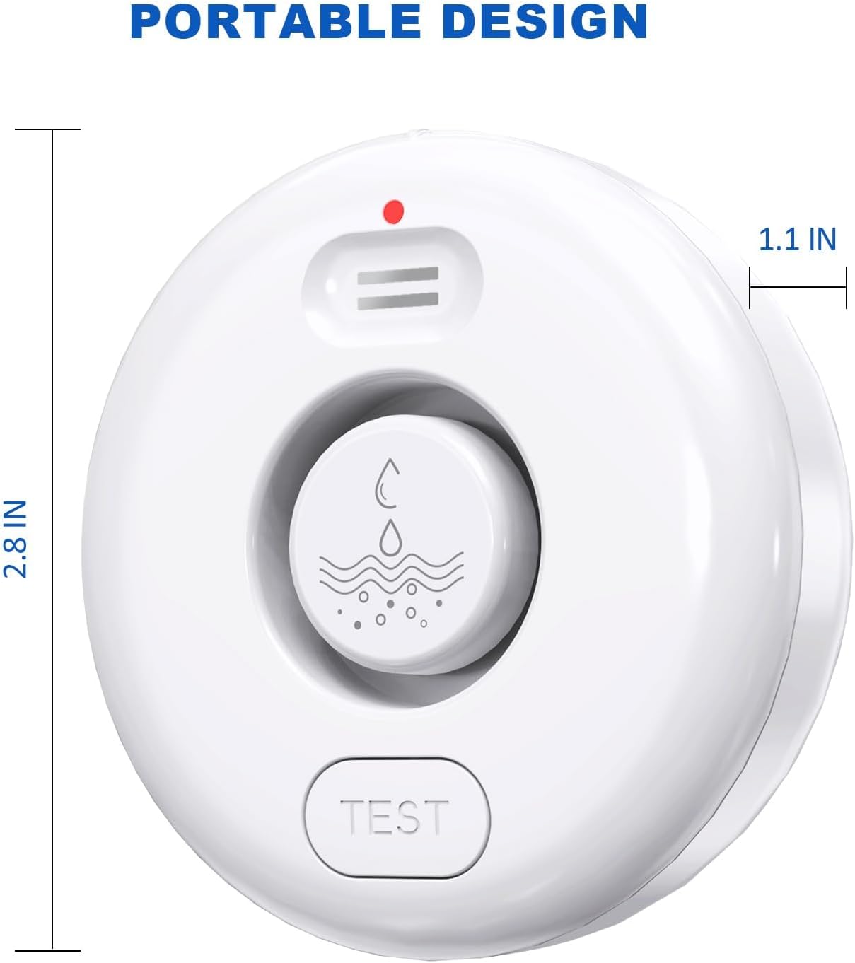 WiFi Water Leak Detectors 5 Pack, 120dB Adjustable Loud Water Leak Sensor, Wireless Wi-Fi Water Leak & Drip Alarm, App Alerts, 5 Water Alarm Sensors & 1 Hub for Home Kitchen, Bathroom, Sink, Laundry