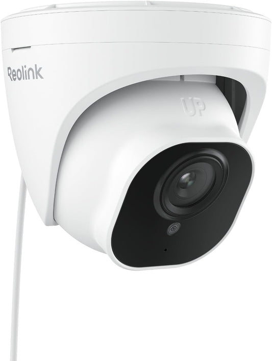 REOLINK RLC-520A 5MP PoE Security Camera, Outdoor Dome with IR Night Vision | Smart Human/Vehicle/Animal Detection,100ft HD IR Night Vision, Work with Smart Home, Up to 512GB microSD Card, Time-Lapse