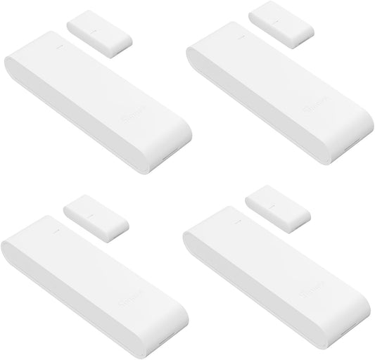 SONOFF SenseGuard DW Gen2 SNZB-04PR2 Zigbee Door Window Contact Sensor, Open/Close Monitoring, Tamper Proof, Phone Alert, Home Security Alarm, Works with Alexa, Home Assistant & SmartThings, 4-Pack