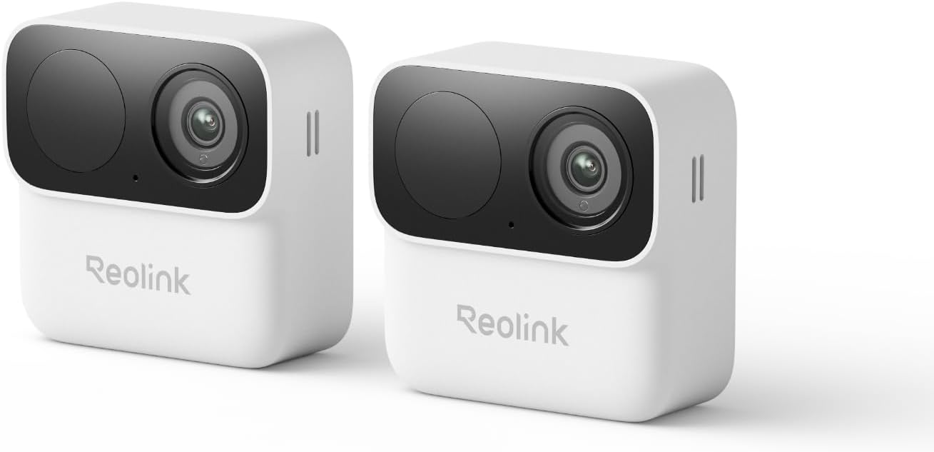 REOLINK Argus MagiCam Security Cameras Wireless Outdoor 1080p, 2 Pack | IR Night Vision, 2.4/5GHz WiFi, AI Detection, Magnetic Mount, No Subscription, IP67, 9-Month Battery Life, Indoor or Outdoor