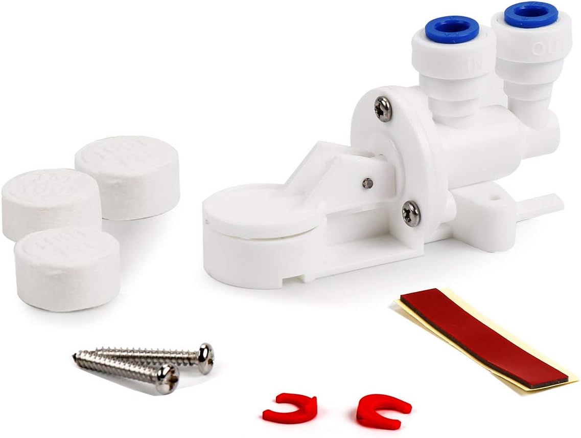 Frizzlife LSV02 Leak Stop Valve for PD600 Undersink Reverse Osmosis - 3/8' Quick Connect Leak Detector, Automatic Water Shut Off Protection
