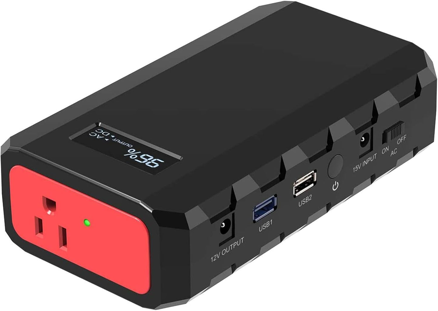 SinKeu 24000mAh Portable Power Bank with AC Outlet, 88.8Wh Portable Laptop Charger, Portable Power Station Outdoor Generators Portable for Home Backup Outdoor Emergency
