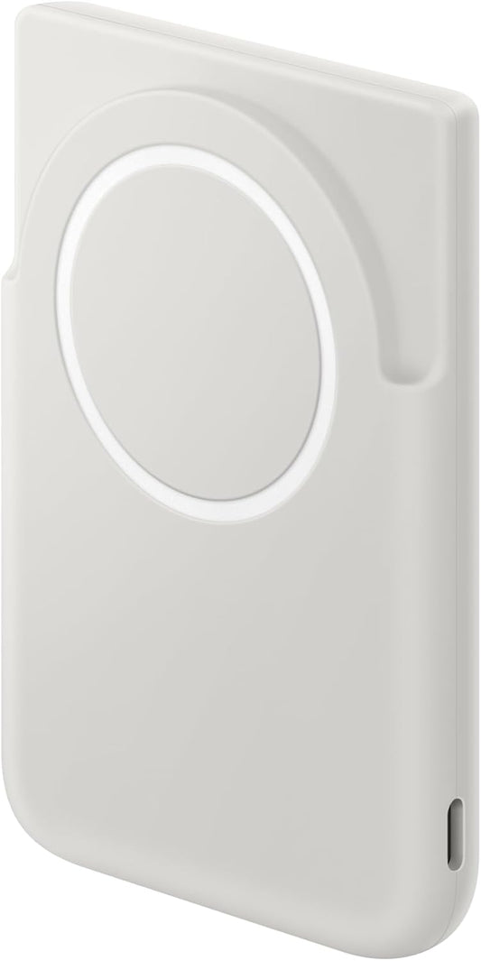 Samsung Galaxy Magnetic Wireless 5,000mAh Battery Pack | Cordless or Wired Super Fast Charging, Built-in Magnets, Sturdy Kickstand