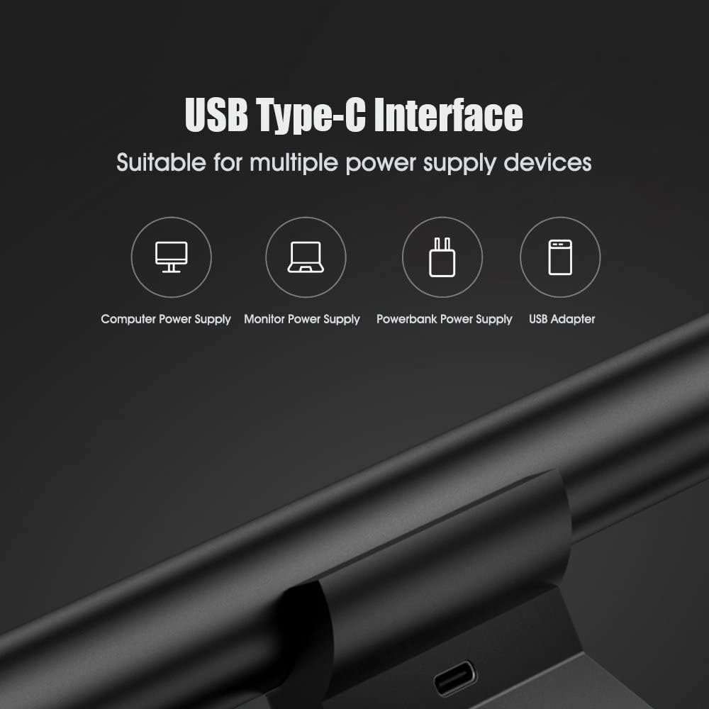 Xiaomi Mi Computer Monitor Light Bar, Screen Light Bar (270 Lumens, Adjustable Colour Temperature 2700-6500K, Colour Rendering Index RA95, No Reflective Glare, Easy Installation, Modern Design)