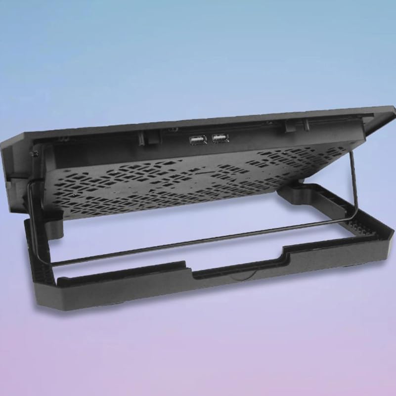 BESPORTBLE 1 Laptop Cooling Stand, 1 Piece, Abs, Black for Daily Use