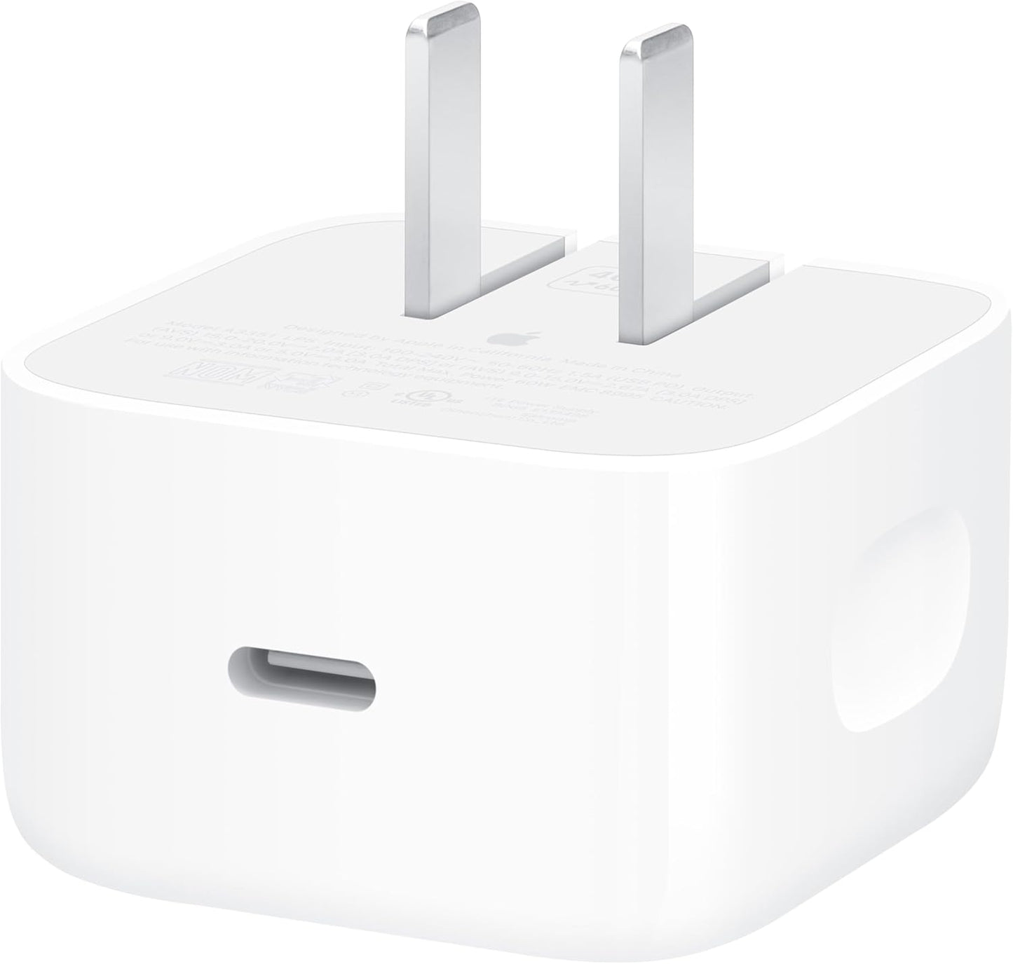Apple 35W Dual USB-C Port Compact Power Adapter: Fast and Convenient Charging, Type C Wall Charger | 35W dual USB-C ports with folding prongs for MacBook Air, iPhone and iPad