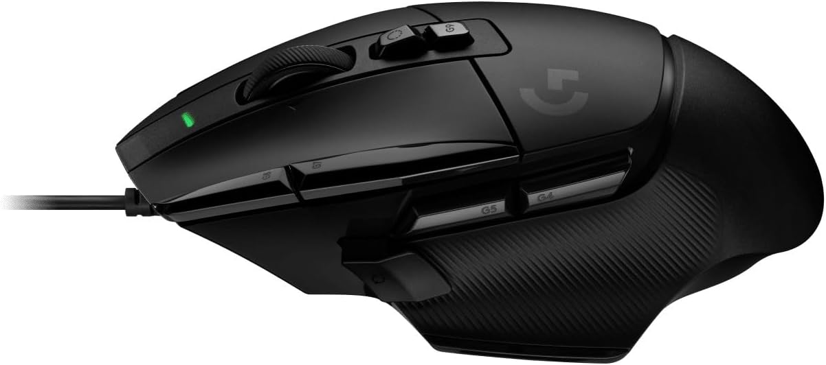 Logitech G G502 X Wired Gaming Mouse - LIGHTFORCE Hybrid Optical-Mechanical Primary switches, Hero 25K Gaming Sensor, Compatible with PC - macOS/Windows - Black