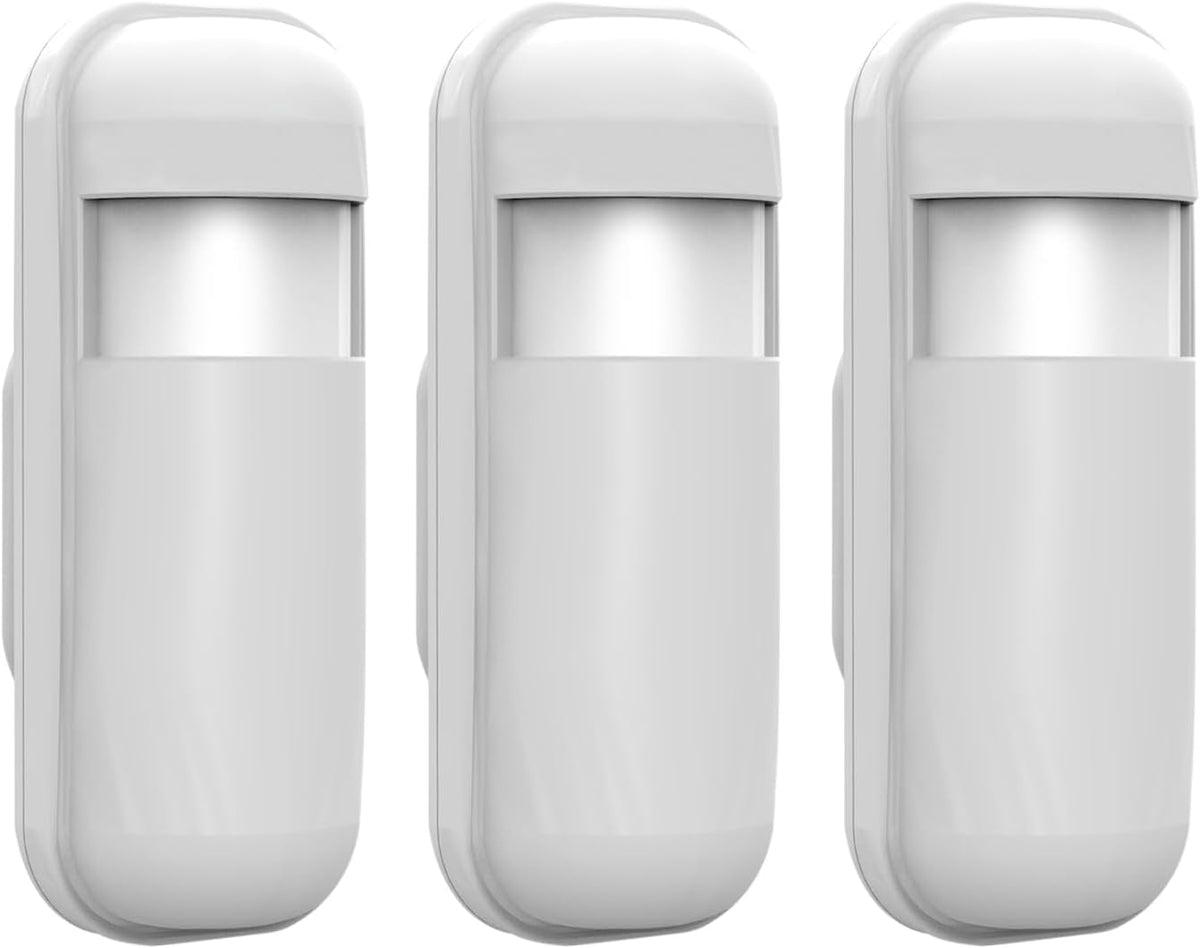 3 Pack Smart Infrared Home Intrusion Sensor,PIR Motion Detector Anti-Theft for All PGST A103F A105F A107F A108F A519W Home Alarm System