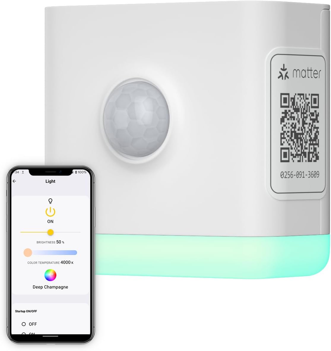 THIRDREALITY Smart Color Night Light, Matter Over WiFi, 3-1 Multi-Functionality, Work with SmartThings, Google Home, Apple Home, Alexa