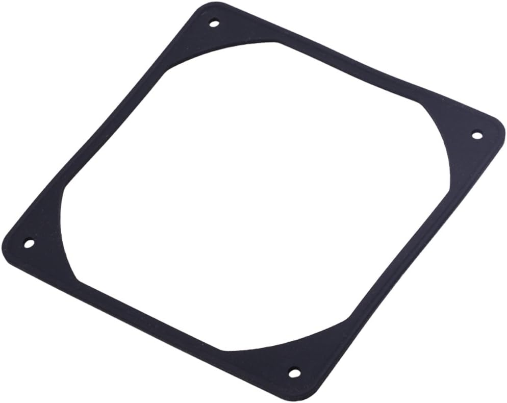 10pcs 120mm Black Anti-vibration Rubber Fan Gasket Silicone Shock Proof Absorption Pad For Computer PC Case