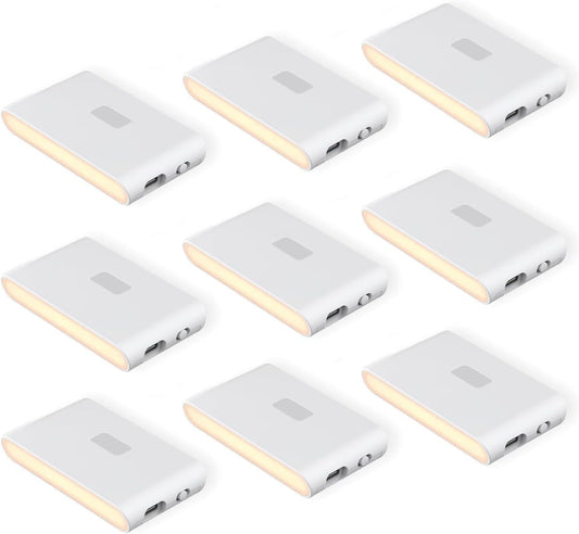 Wyze Lifestyle Rechargeable Motion Sensor Night Lights, 9 Pack