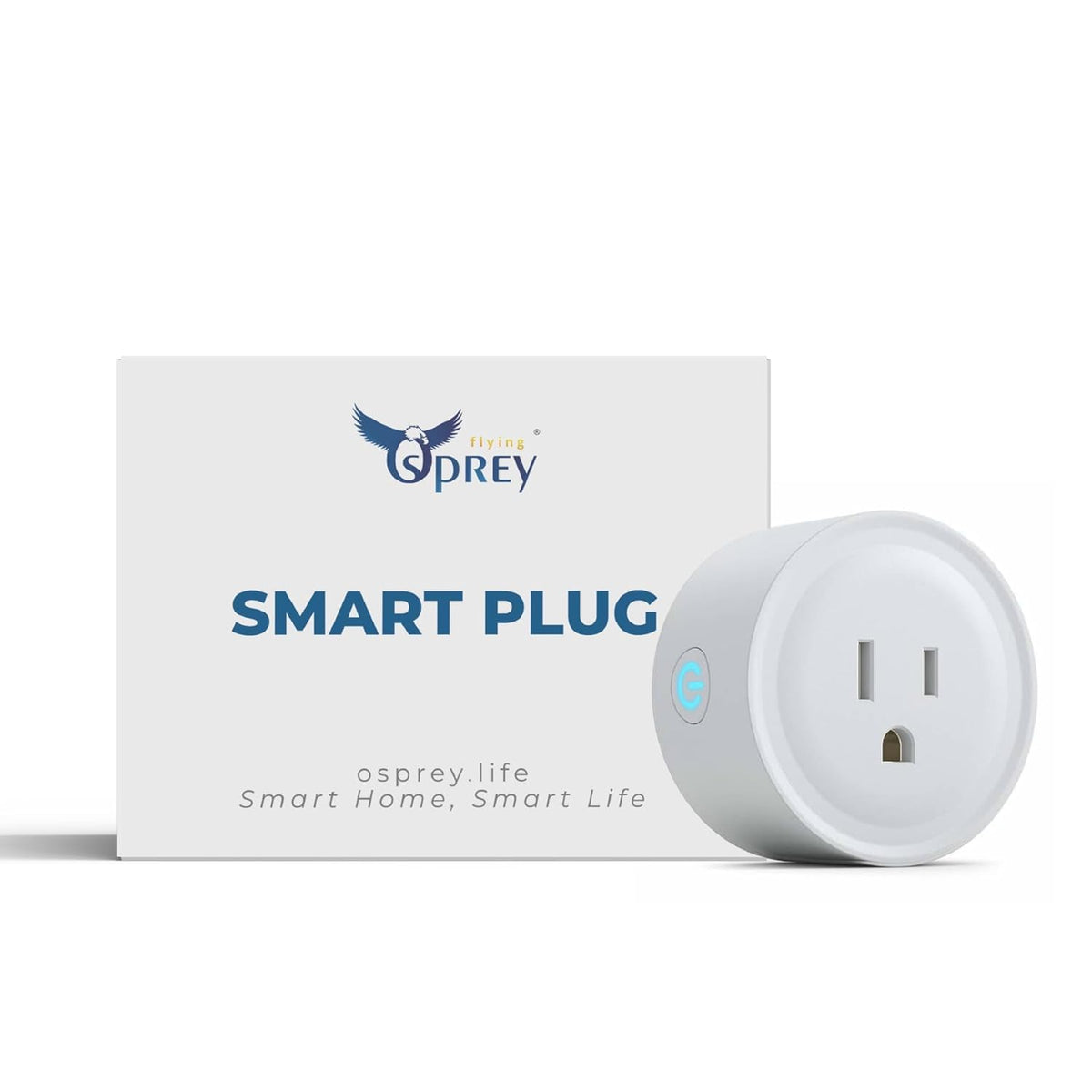 Osprey Smart Plug, Wi-Fi Outlet Socket, Compatible with Alexa and Google Home, Automate APP, Timer Function, Voltage Measurement Function, 2.4GHz Wi-Fi Only, No Hub Required, 16A (2 pcs)