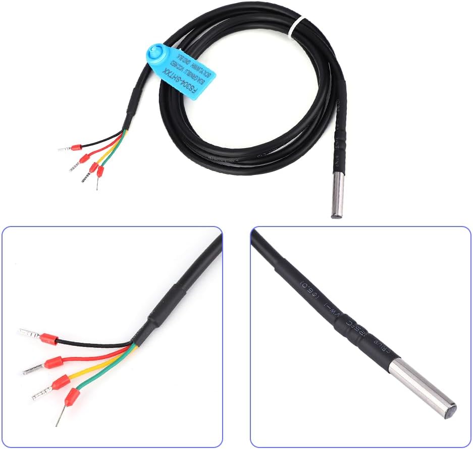 Tiiyee Temperature Humidity Sensor, I2C Interface FS304 SHT31 Waterproof