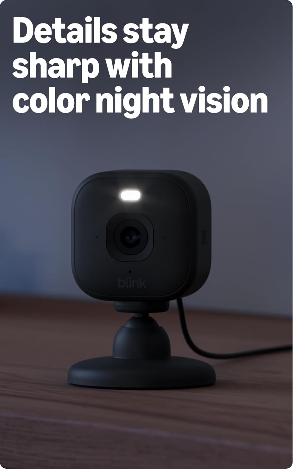 Blink Mini 2K+ (newest model) – Plug-in Home & Pet Indoor Security Camera with 2K video resolution, night vision, enhanced audio, motion detection – 3 cameras (Black)