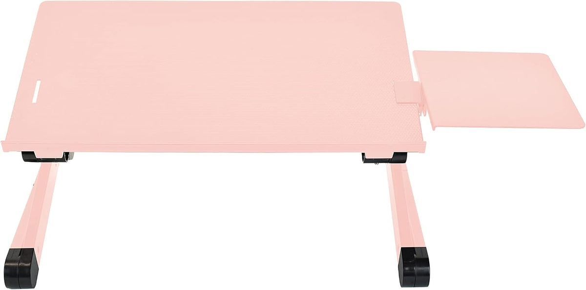 Uncaged Ergonomics Adjustable Laptop Stand for Desk, Cooling Riser (Pink)