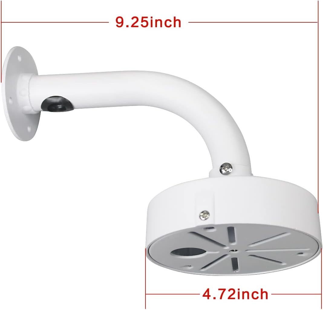 Security Camera Mount Bracket, Dome Camera Mount Universal Camera Wall Mounting Bracket/IP Camera for CCTV Security Camera, L Type